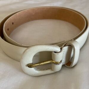 LeJon Italian Calfskin Women’s Belt, Size Medium
